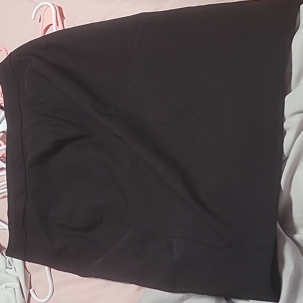 Black knee length skirt